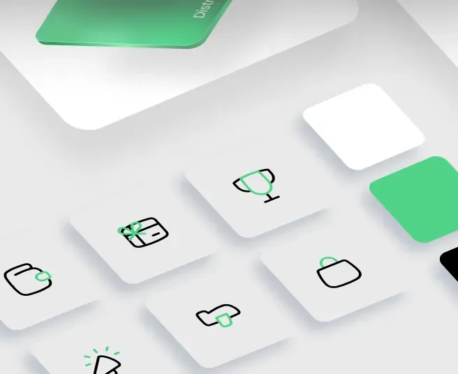 Qwikcilver Product Icons Qwikcilver visual design icons for product categories such as cards, wallets and customer acquisition.
