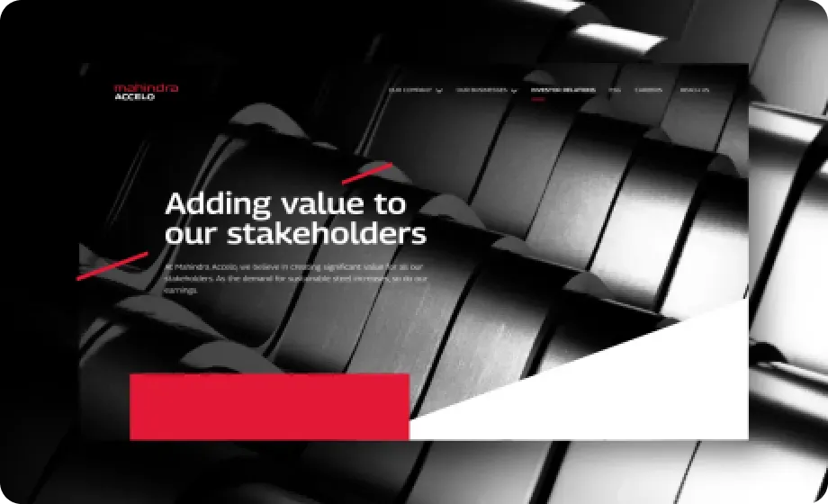 Mahindra Accelo Website Case Study Video Mahindta Accelo Mobile-First Website Experience Case Study