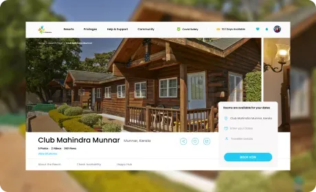 Club Mahindra Case Study Video Club Mahindra website and app experience showcasing the digital membership journey.